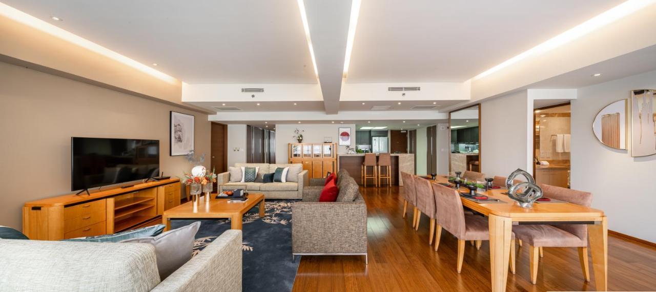 Shanghai Centre Serviced Apartment Exterior foto