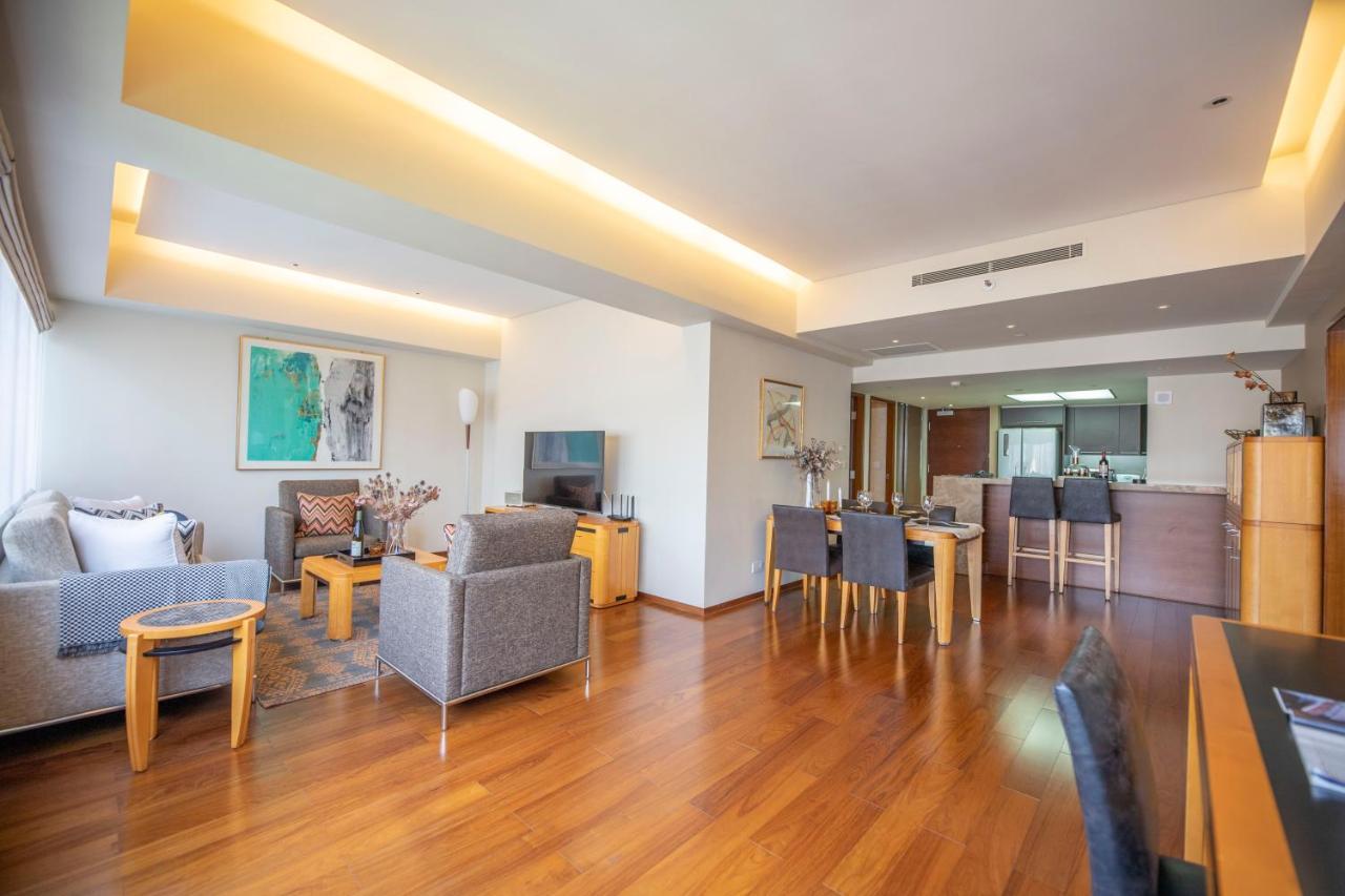 Shanghai Centre Serviced Apartment Exterior foto