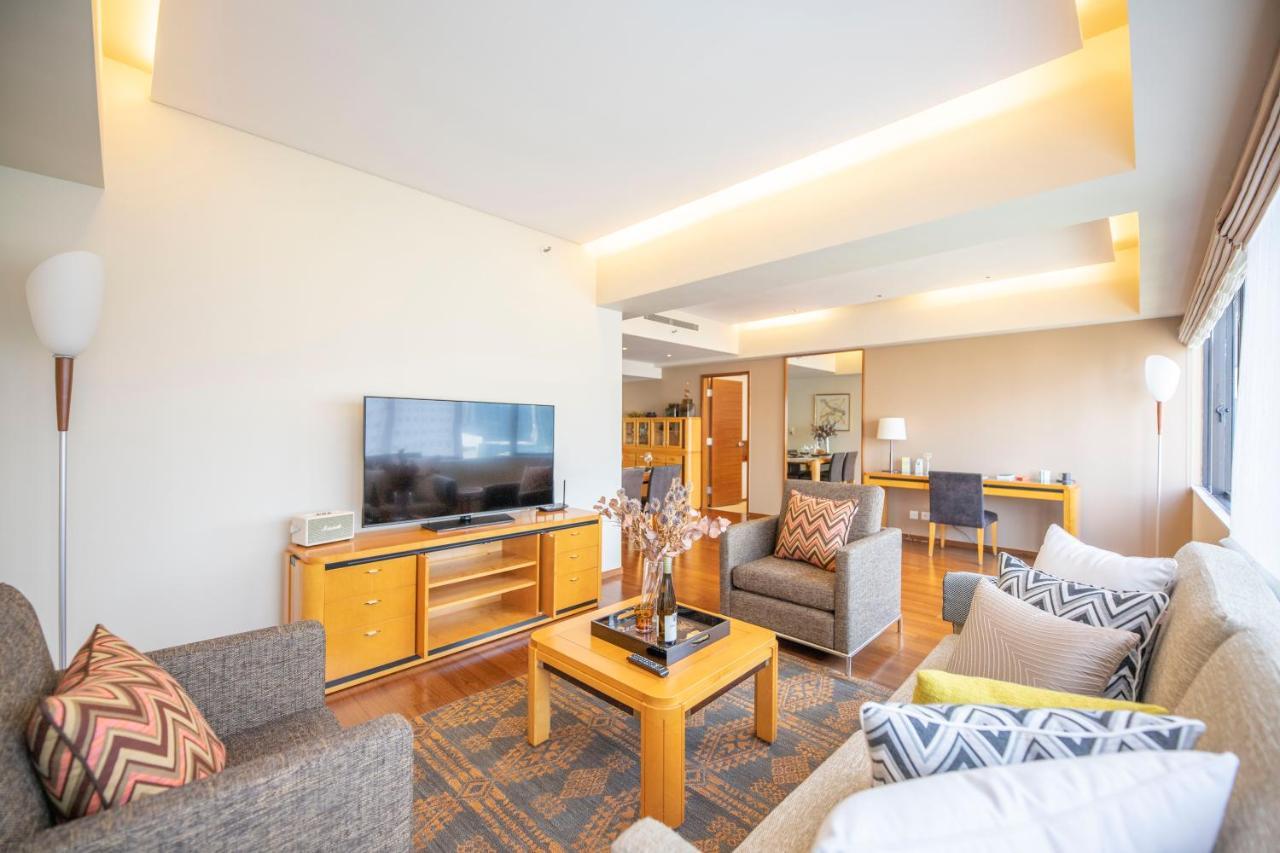 Shanghai Centre Serviced Apartment Exterior foto