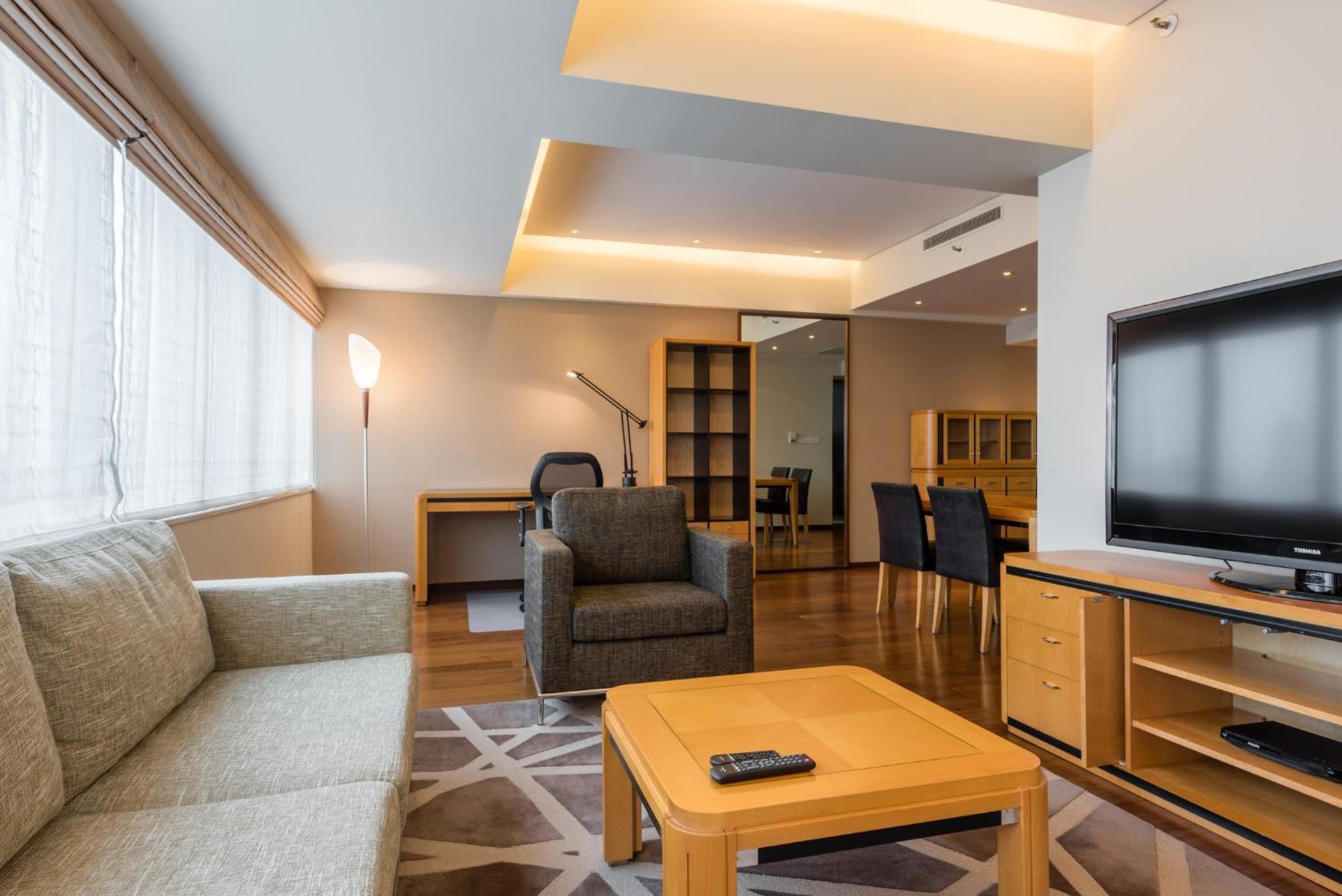 Shanghai Centre Serviced Apartment Exterior foto