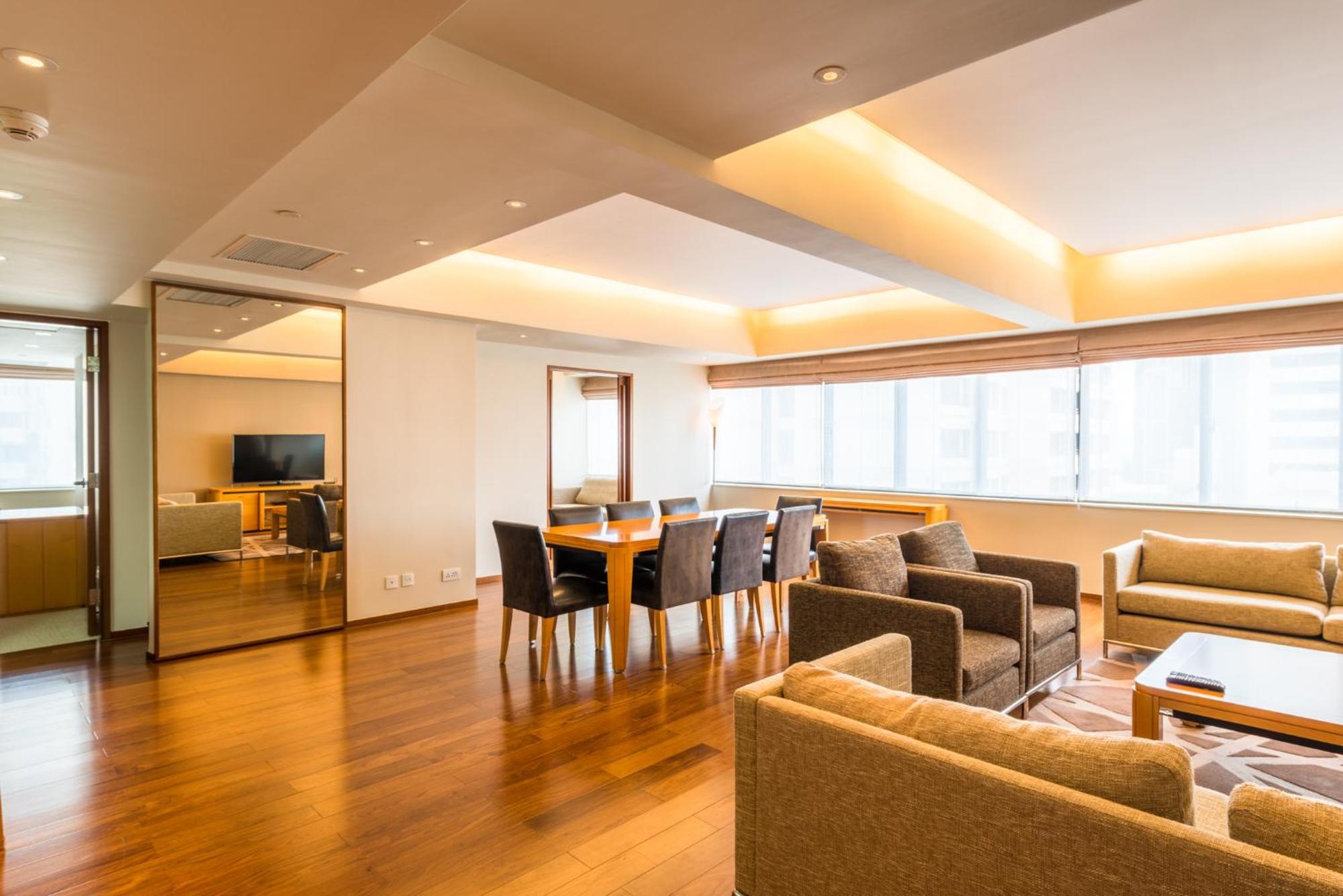 Shanghai Centre Serviced Apartment Exterior foto