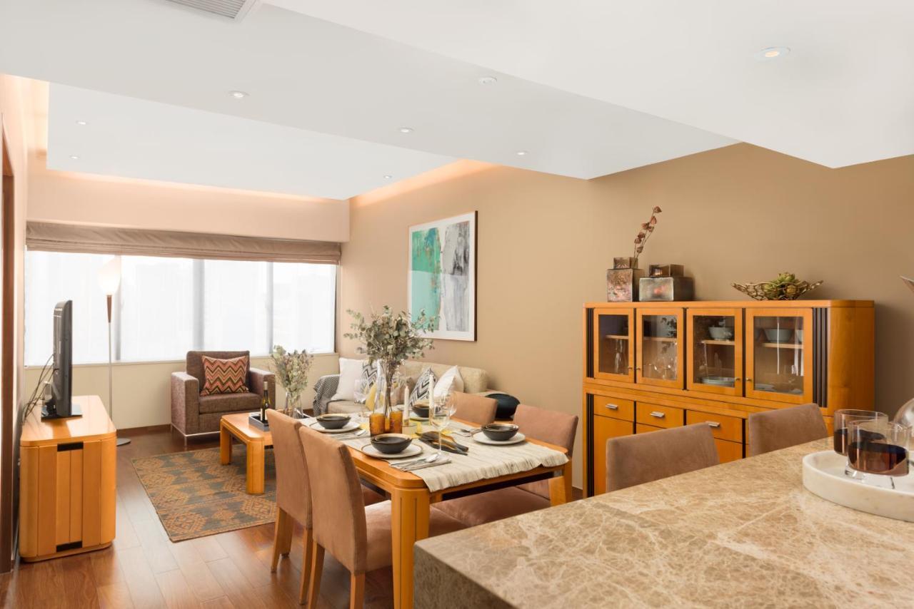 Shanghai Centre Serviced Apartment Exterior foto